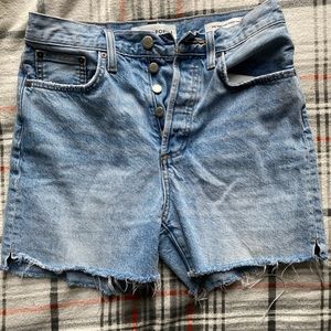 Aritzia Denim Forum Mid Thigh Jean Short